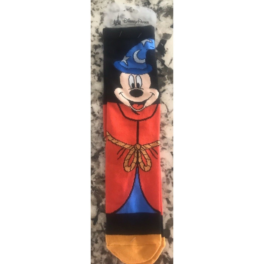 Disney Parks SORCERER Mickey Mouse Adult Socks